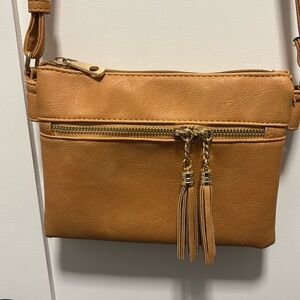 Small Faux Leather Crossbody Bag
